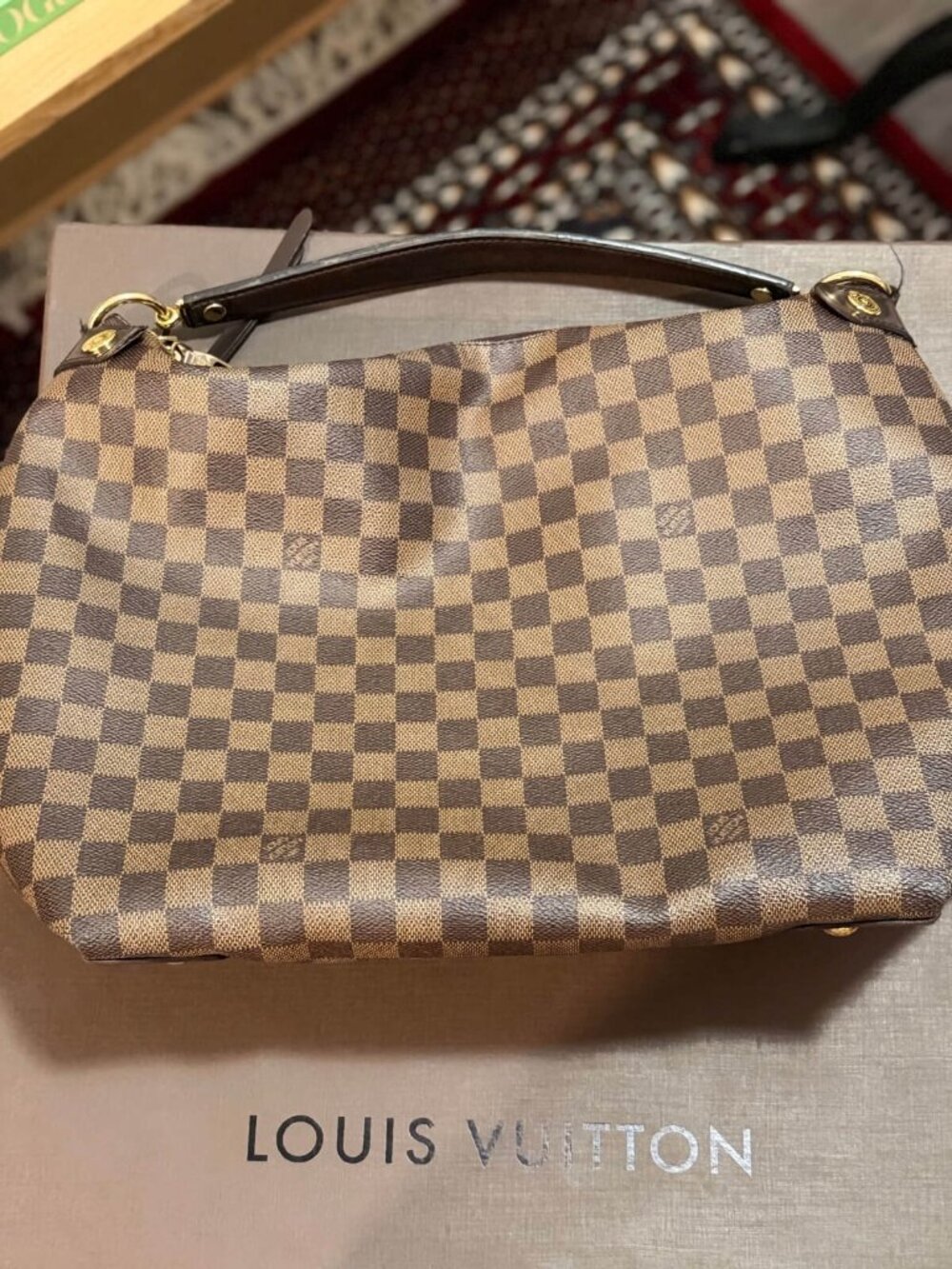 Louis Vuitton Graceful MM Damier Ebene Shoulder Bag - Picture 11 of 11